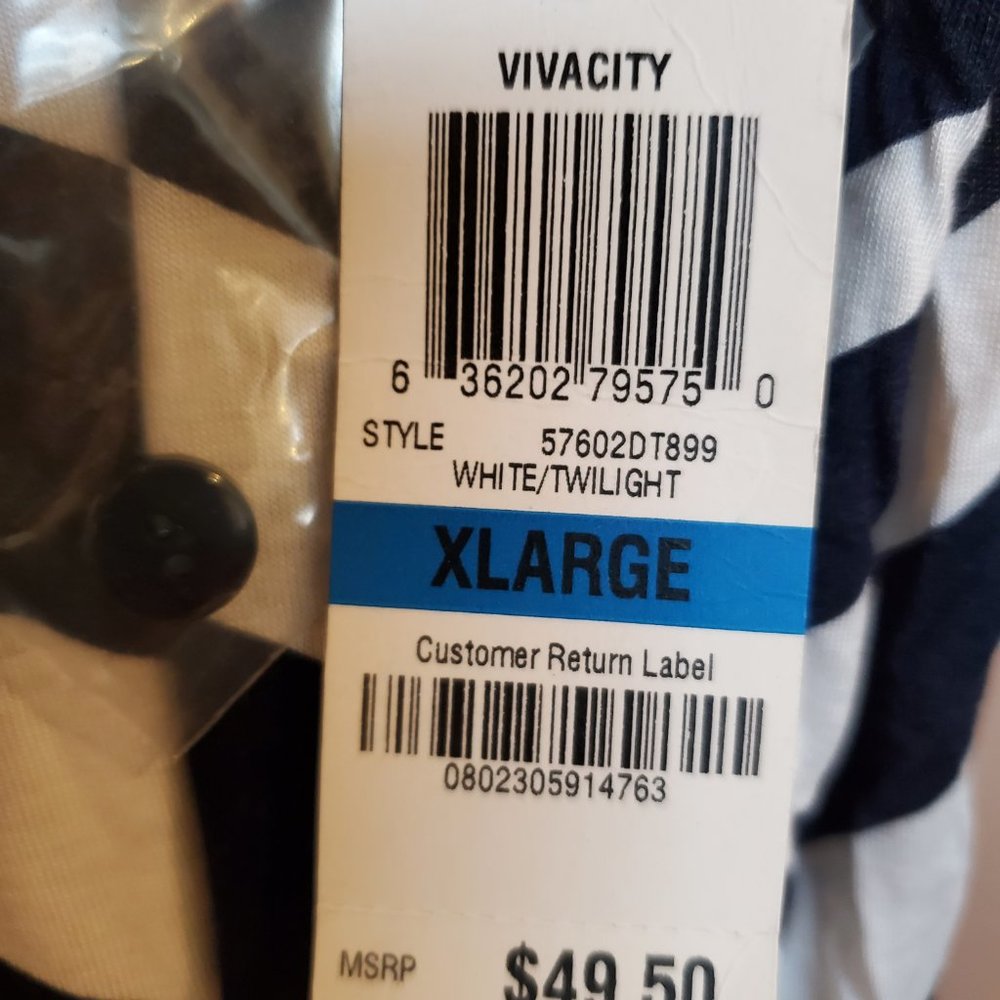 INC NWT Striped sleeveless top - Picture 4 of 7